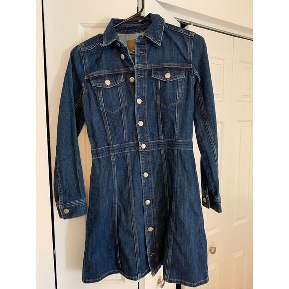 American eagle Dresses & Skirts - American eagle jean dress size 4